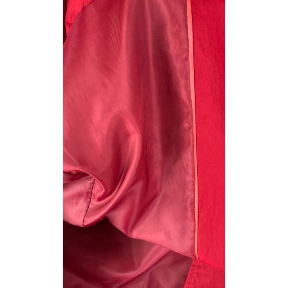 Elie Tahari Double Breasted Trench Coat Jacket Womens Small Red - Picture 12 of 12